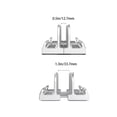 thumbnail image 2 of Soporte vertical para computadora portátil, oficina en casa, escritorio, computadora portátil, tableta, soporte vertical ajustable, plateado Guardurnaity EL5636-01B, 2 of 2