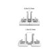 thumbnail image 2 of Soporte vertical para computadora portátil, oficina en casa, escritorio, computadora portátil, tableta, soporte vertical ajustable, plateado AweSitey EL5636-01B, 2 of 2