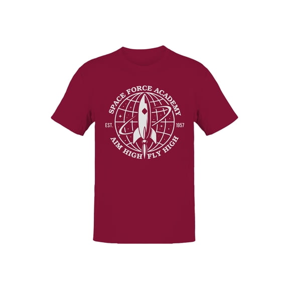 Space Force Academy Rocket Emblem Men's T-shirt