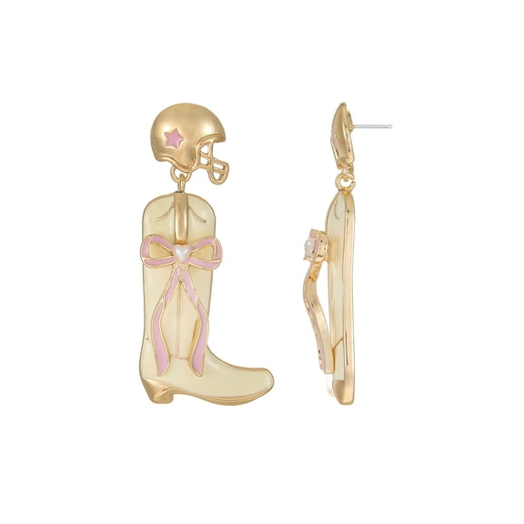 Packed Party Tailgate Cowgirl Earrings