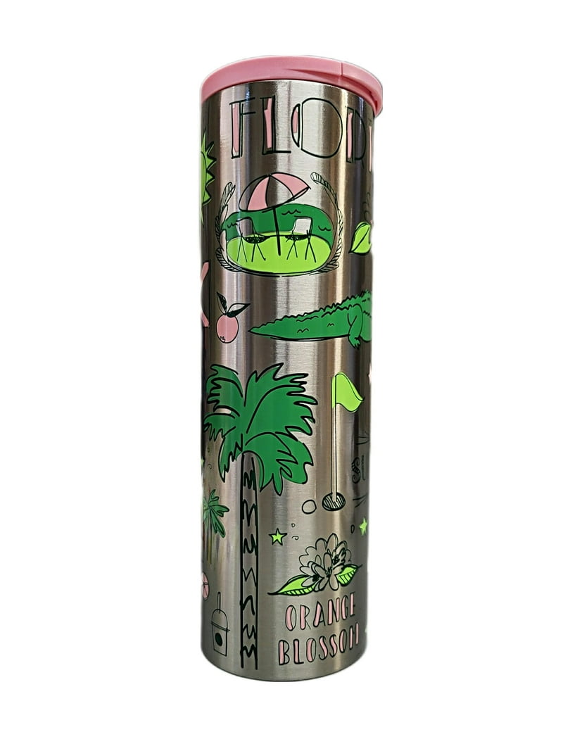 Starbucks Florida Sunshine Metal 16 Oz Stainless Steel Tumbler