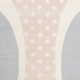 thumbnail image 3 of SAFAVIEH Kids Constantine Bunny Wool Area Rug, Pink/Ivory, 6' x 9', 3 of 4