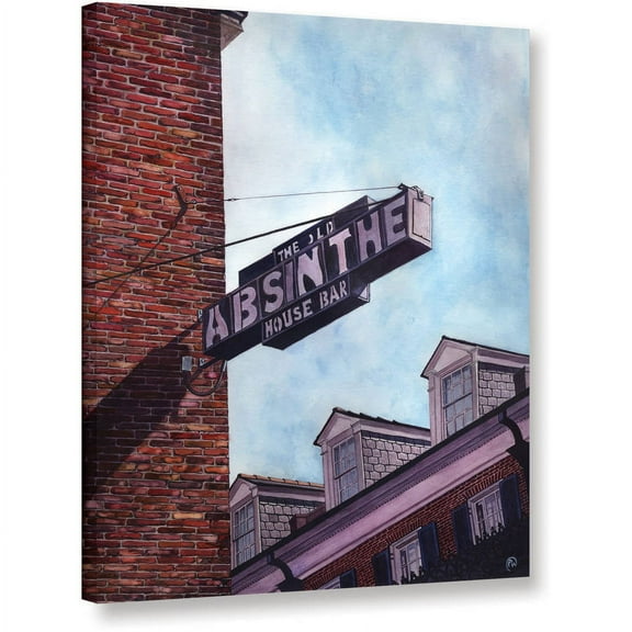 ArtWall Paige Wallis "Absinthe Minded" Gallery-wrapped Canvas
