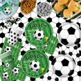 thumbnail image 4 of Decoraciones de fiesta QIYANPAX Soccer, 170 unidades para 24 personas, 4 of 7