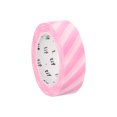 thumbnail image 3 of Uxcell Holographic Washi Tape 0.59 Inch x 10.93 Yards, 1 Roll Self Adhesive Stripe Pattern Masking Sticker, Light Pink, 3 of 6