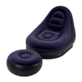thumbnail image 1 of 1 Set Inflatable Sofa Wear Resistant Waterproof PVC Lunch Break Lounge Couch Set for Home, 1 of 12