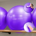 thumbnail image 2 of Pelota de Yoga Atom 55 cm con Bomba | Pilates y Fitness violeta, 2 of 8