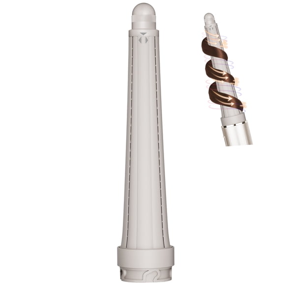 AFDD Long Curling Iron Conical Barrels Attachment for Shark FlexStyle Accessories 0.78-1.4Inch Auto-Wrap Curlers for Thin Lighter Hair to Defined Curls or Voluminous Bouncy Waves