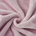 thumbnail image 4 of JML Flannel Fleece Blanket,Soft 1 Ply Lightweight Bed Blanket,Pink, Queen (79"x 91"), 4 of 5