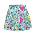 thumbnail image 5 of Arlun Womens Tennis Skorts for Women with Pockets Inner Shorts Fashion Geometrical Print High Waisted Flowy Athletic Golf Skorts for Running Workout Sports Summer Casual Wear 1-Mint Green M, 5 of 5