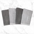 thumbnail image 4 of Hometrends Bar Mop Kitchen Towel 4 pack, 100% Cotton, Grey, 4 of 5