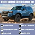 thumbnail image 6 of Central Control Silicone Seat Gap Storage Box Fits For Land Cruiser LC250, Storage Box Protective Pad, Car Seat Gap Organizer-Black, 6 of 6