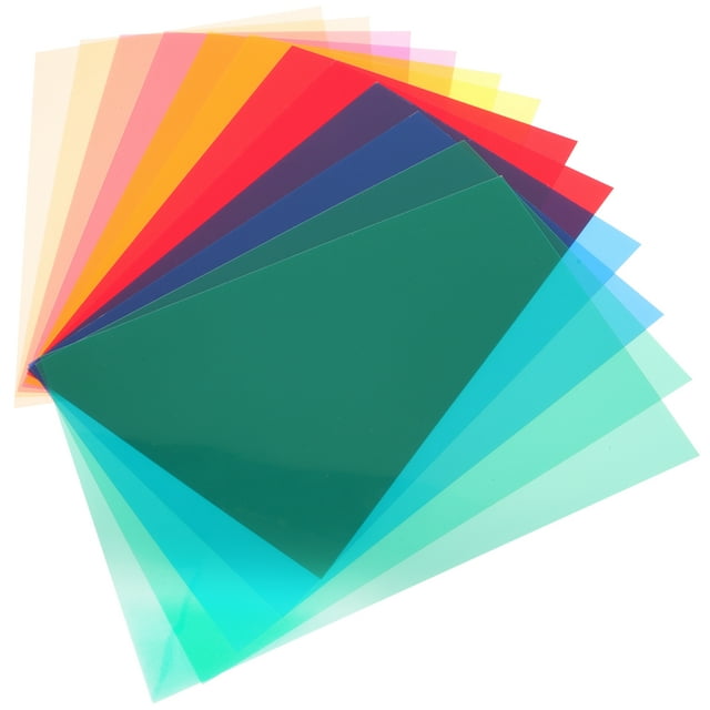 FRCOLOR Bande de Suivi de Lecture Outils de Dyslexie pour Enfants Marque-Page Coloré Règles de Suivi de Lecture en PVC Multicolore, 11.69"X8.27"X0.01 Pouces