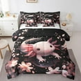 thumbnail image 1 of YST Cute Axolotl Flower Animal Comforter Set, 7 Pieces, King Size, 1 of 5