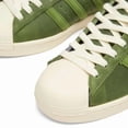 thumbnail image 3 of Ad-id-as Men's Superstar Vintage Shoes in Green and Cream White, 3 of 6