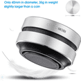 thumbnail image 7 of Wirelessly BT Mini Speaker Bone Conduction Portable Wireless Speaker Stereo Bass Sound Creative Portable Speaker Mini Size Music Player Built-in Mic Sound Box(Silver), 7 of 7