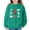 Green, variant on Valentine Sweatshirts for Girls, Heart Print Oversized Sweatshirt Long Sleeve Tops Crewneck Preppy Pullover (Light Green, 3-4 Years)