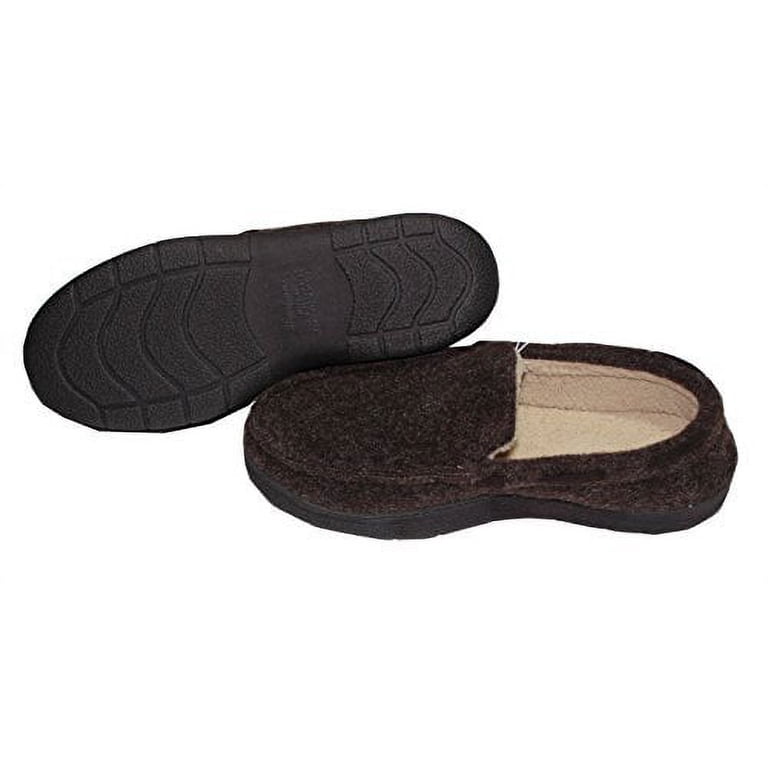 NEW Dearfoams M 9-10 Slippers Black Slip On Washable Memory Foam Comfort Dearfoams Men main image 4
