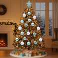 thumbnail image 1 of HWRETIE Holiday Decoration Hanging Balls,36Pcs Christmas Decoration Color Balls Gift Box Set Creatives Color Painting Christmas Balls Party Christmas Tree Hanging Balls Pendant, 1 of 7