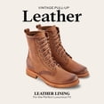thumbnail image 4 of Botas de combate Frye Veronica para mujer, piel color caramelo 6.5US, 4 of 7