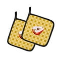 thumbnail image 1 of Carolines Treasures BB7219PTHD Pomme Tranchée sur Panierweave Paire de Porte-Pots, 1 of 1