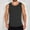 Black, variant on SSAAVKUY Mens Tank Top Undershirt Ribbed Knit Workout Tank Tops Summer Beach Sleeveless Shirts Stretch Gym Muscle Tee Shirt Black 10