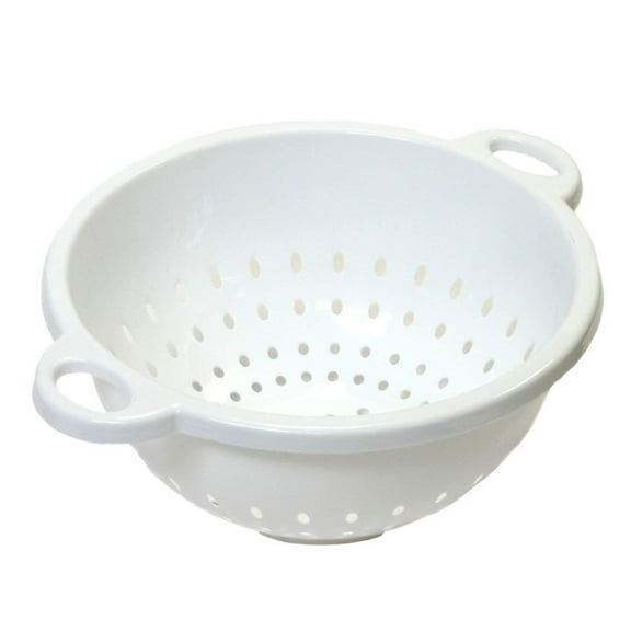 Chef Craft 5-Quart Colander 11" x 5" in Size, White, 3-Pack