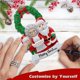 thumbnail image 5 of Bewildely Decoraciones para árboles de Navidad Árbol de Navidad familiar Colgante colgante Colgador de resina de Navidad Regalo para amigos y familiares Kits de decoración para fiestas No. 4 Bewildely HA040056-04, 5 of 6