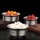 thumbnail image 4 of Cuenco de acero inoxidable anti-escaldado Cuenco de arroz para niños y adultos Cuenco doble Cuenco de sopa Gachas Restaura Plata, 4 of 5