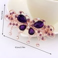 thumbnail image 5 of QIQUWOHUL Crystal Rhinestone Mini Hair Bow Barrettes Clip Designer Fashion Hair Accessories For Women Girls Cool Birthday Gift, 5 of 5