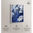 thumbnail image 2 of Flowers in Blues Canvas Print Summer Art Prints by Art Remedy, White Frame, 30 x 45, 2 of 7