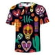 thumbnail image 4 of Sugar Skull Mexico Camiseta Anime Dibujos animados Anime 3D Día de la Independencia Mexicana Día de los Muertos Adulto Impresión 3D, 4 of 5