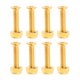 thumbnail image 2 of 4x8x Tornillos De Repuesto Para Ruedas De Monopatín Longboard, 25 Mm, Dorados, 2 of 8