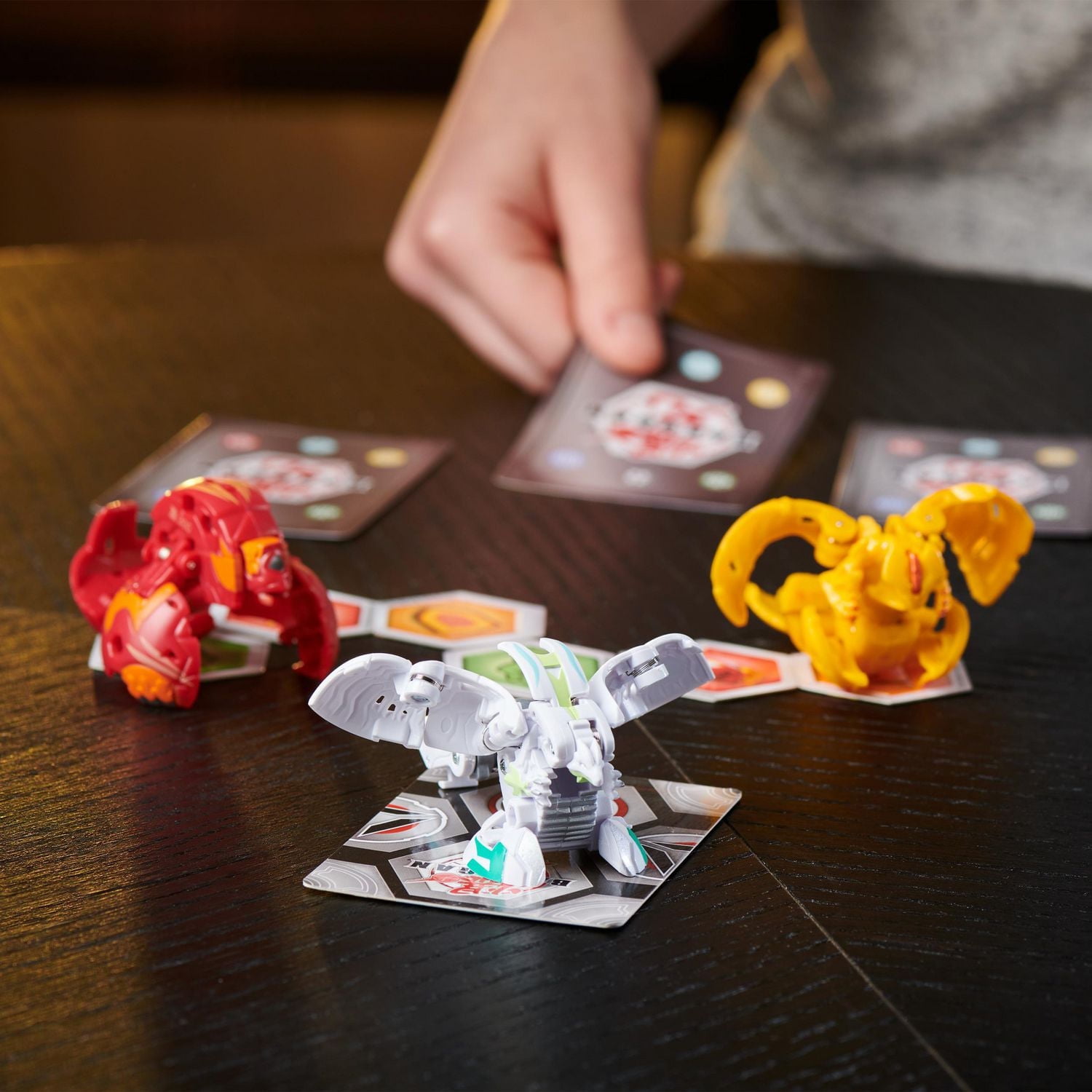 Bakugan Legends Starter 3-Pack, Sairus Ultra with Auxillataur and Cycloid, Collectible Action Figures, Ages 6 and Up