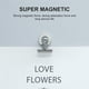 thumbnail image 3 of Monstrate Clip Rustproof Electroplated Plating Refrigerator Stickiness Holder Wall Shiny Bright Sticker Memo Good Base Note Decoración del hogar Como se muestra Monstrate HA023418-00, 3 of 6
