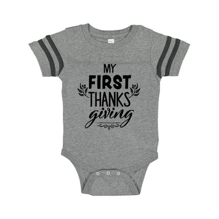 

Inktastic My 1st Thanksgiving Gift Baby Boy or Baby Girl Bodysuit