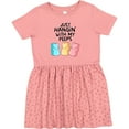 thumbnail image 3 of Inktastic Easter Just Hangin' with My Peeps Girls Toddler Dress, 3 of 5