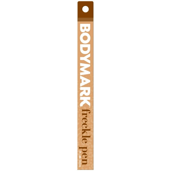 BodyMark Freckle Pen, Soft Brush Tip, Light Brown, Cosmetic Quality