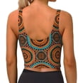 thumbnail image 3 of Lsque African Tribal Style Printed Women'S Sports Bra, Compression, Moisture Wicking, High-Impact Sports Bra For Women,Supportive sports bra-X-Large, 3 of 9