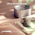 thumbnail image 2 of Fuente de agua Cat iPettie Runway de acero inoxidable filtrada de 4 litros, 2 of 6