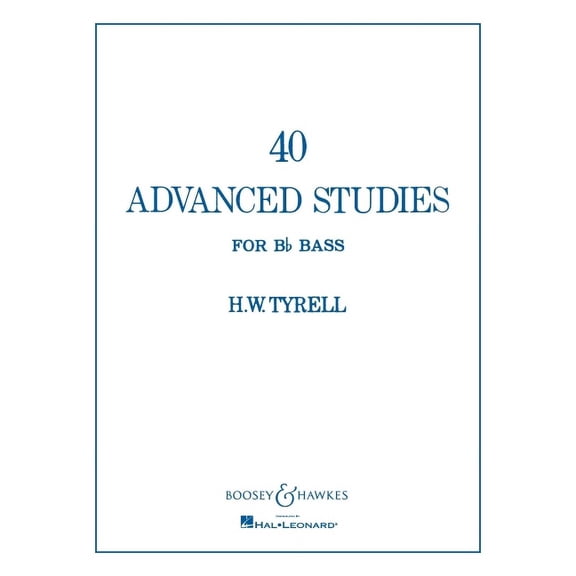 40 Advanced Studies for BB Bass/Tuba (B.C.), (Paperback)