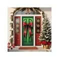 thumbnail image 3 of HHGBAD Christmas Door Cover, Decorative Curtain, Polyester Fabric, Festive Holiday Decoration, Perfect for Front Doors, Indoor Walls, Tablecloth, Easy to Install, Durable Design, 3 of 8