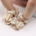 thumbnail image 5 of HUANBAI Spring And Summer Children Baby Toddler Shoes Boys And Girls Sandals Solid Color Bow Buckle Open Toe Cute And Comfortable 5, 5 of 9