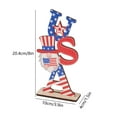 thumbnail image 3 of Independence Day Wooden Letter Ornaments Are Suitable For Desktop Decoration, 3 of 6