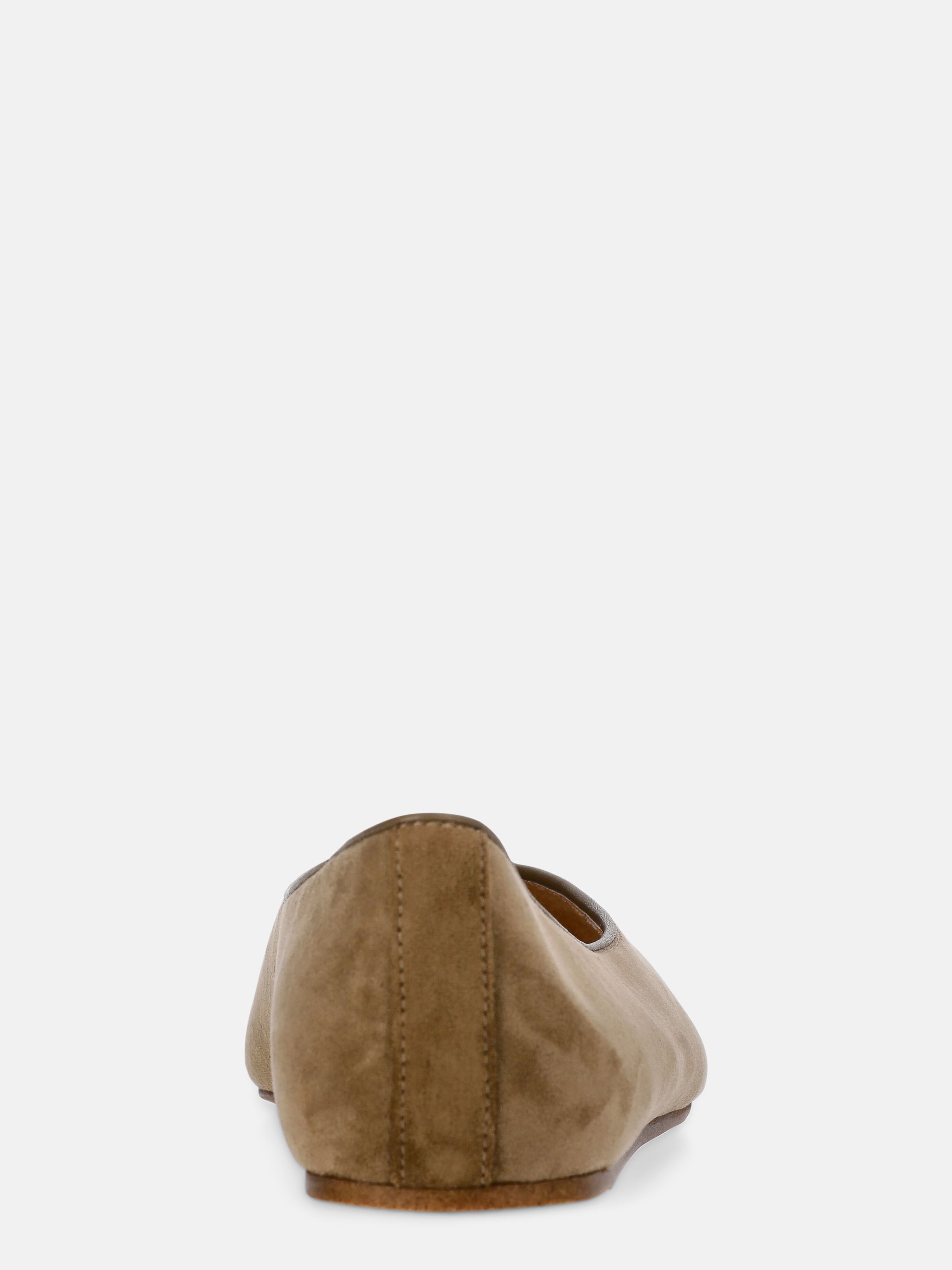 Scenario Women's Faux Suede Ballet Flats