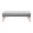 Light Grey, variant on Stretch Velvet Dining Bench Cover - Removable Slipcover for Kitchen Benches, Multiple Colors - Wrinkle Resistant