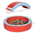 Outsunny Memory Foam Ball Pit Play Area, Soft, BabyToddler Safe, Sensory Toy, 13 Years