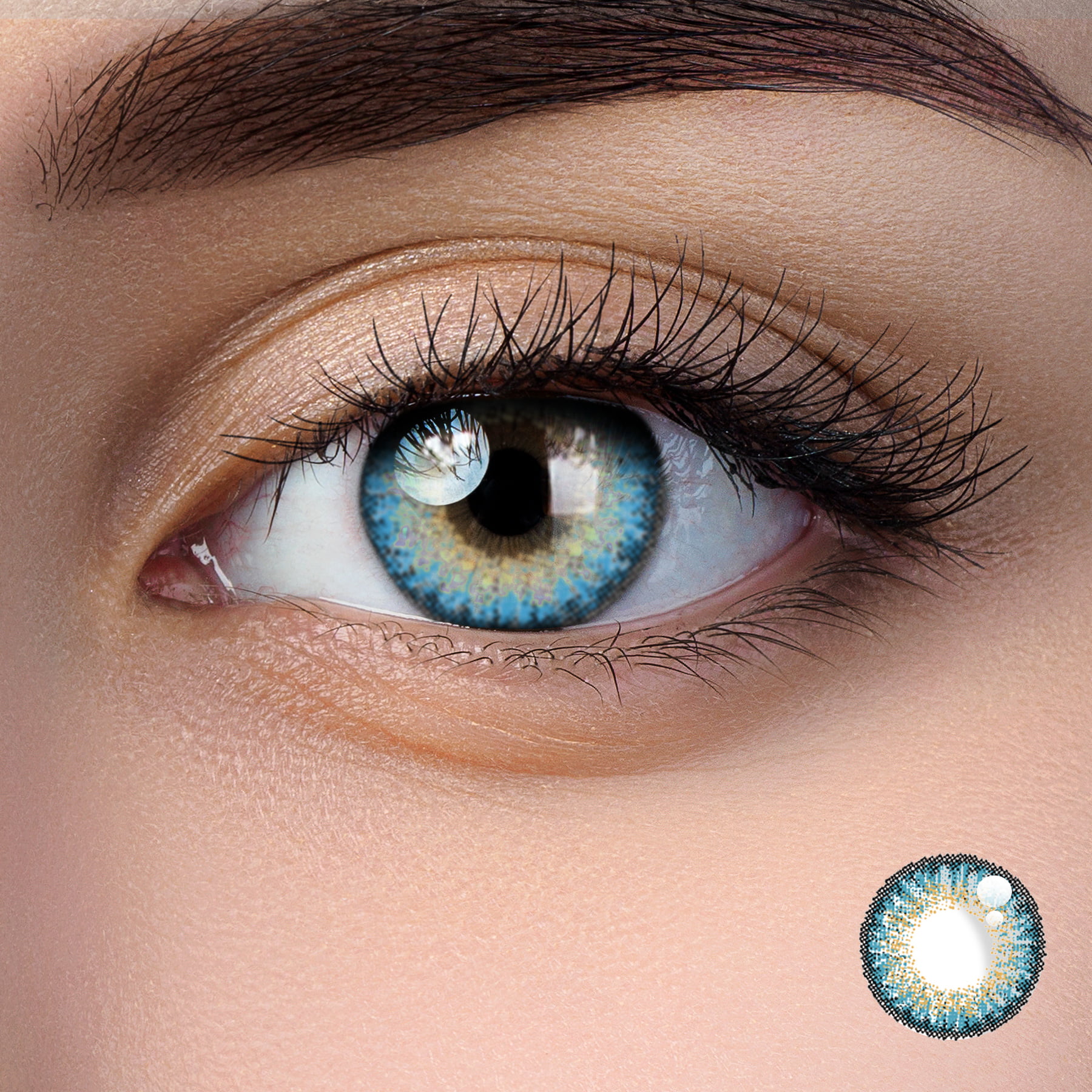 Colored Contacts Lenses Case for Eyes Contacts Travel Kit Holder Lens