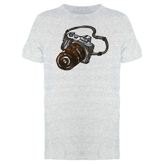Brush Painting Modern Camera T-Shirt Men -Image by Shutterstock, Male XX-Large