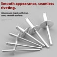 thumbnail image 3 of tamizeot 100-Count Pack, Large Flange Rivets, Elastic Blind Rivets, 4.8 Mm Use, Strong Durable. Motor Equipment, Equipment silver-white 3.2*11(100 support), 3 of 6